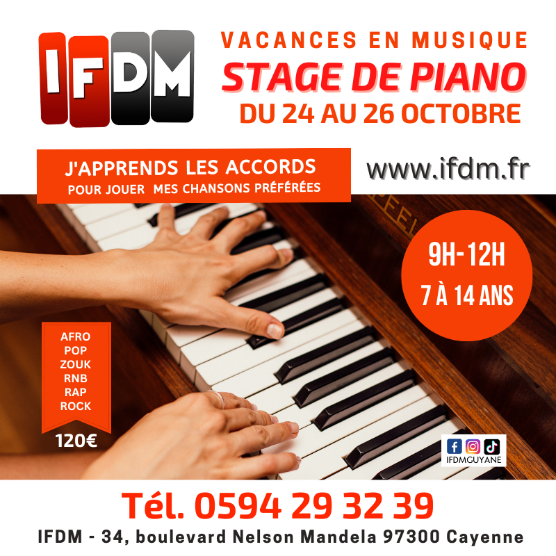STAGE DE PIANO OCTOBRE 2022 IFDM